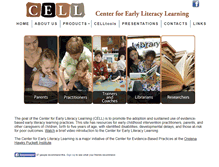 Tablet Screenshot of earlyliteracylearning.org